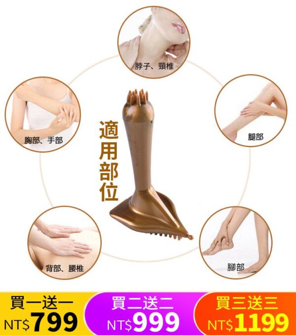 【官方站】能量經絡強磁三角活筋刷：圖片 3