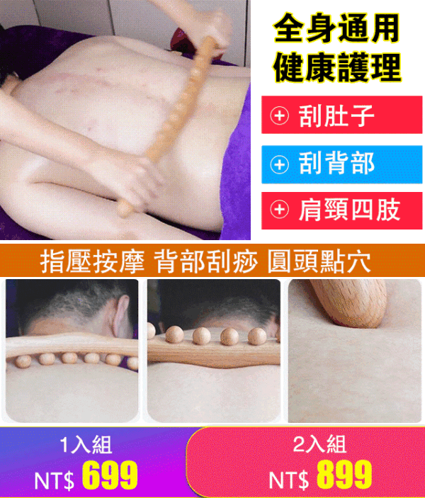 八珠腹部按摩肌腱滾棒，邊刮邊按摩，放鬆每一塊肌肉：圖片 2