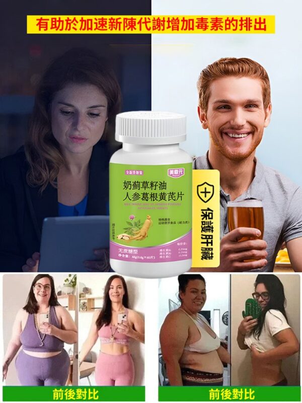 奶薊草籽油人參葛根黃耆片：圖片 3