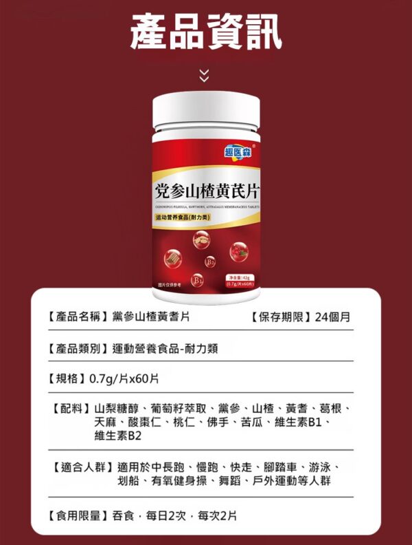 黨參山楂黃耆片：圖片 6