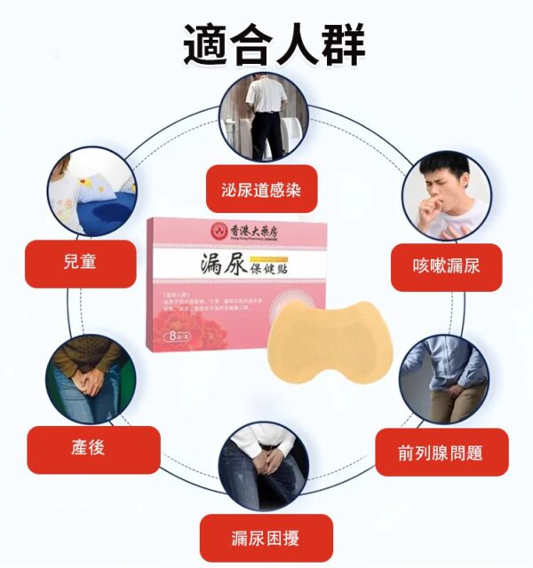 【50年漏尿1貼止漏】香港大藥房漏尿保健貼：圖片 2