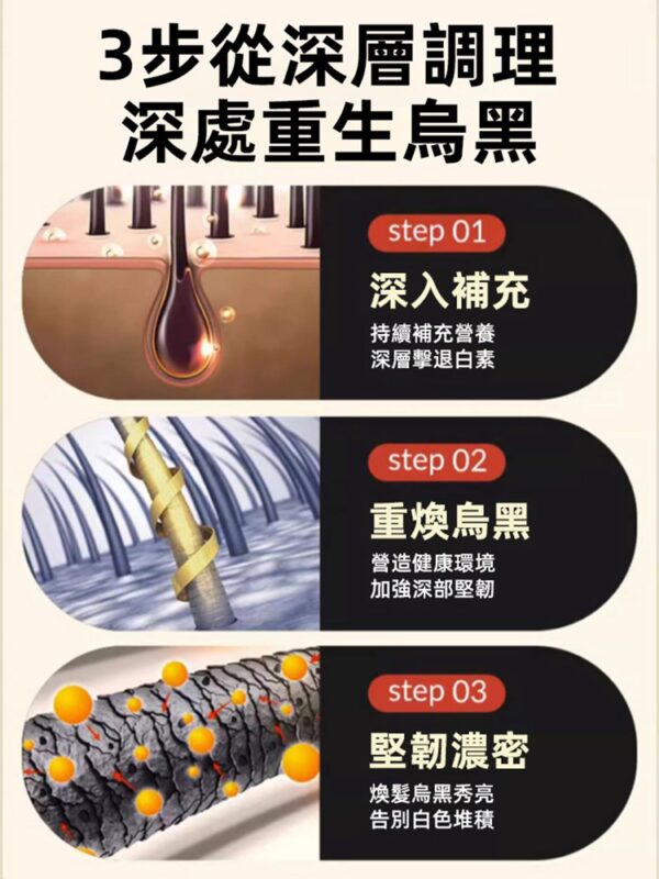 【每天1粒 黑滿頭】靈芝烏黑片：圖片 5