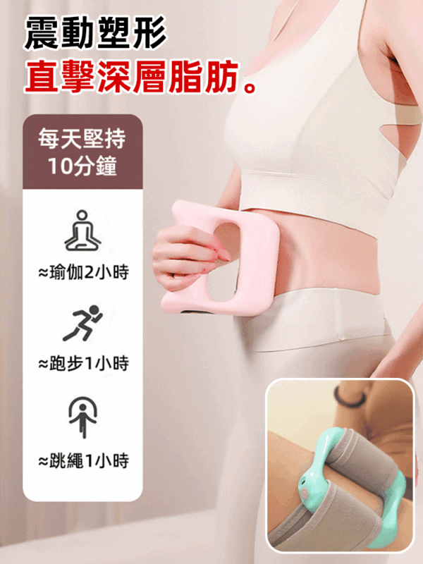 【無需運動快速燃脂】震動塑筋膜環按摩器：圖片 6