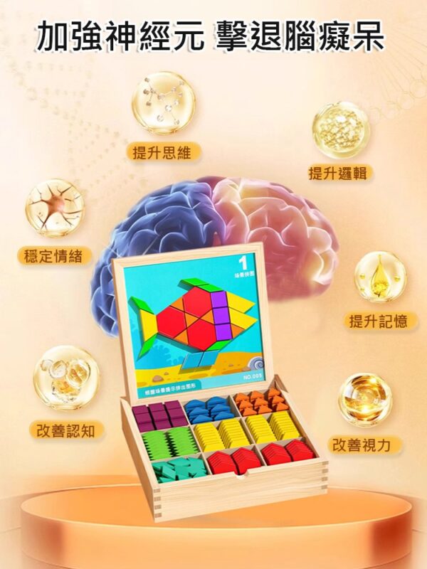 【益智】鍛鍊大腦磁性幾何拼圖：圖片 2